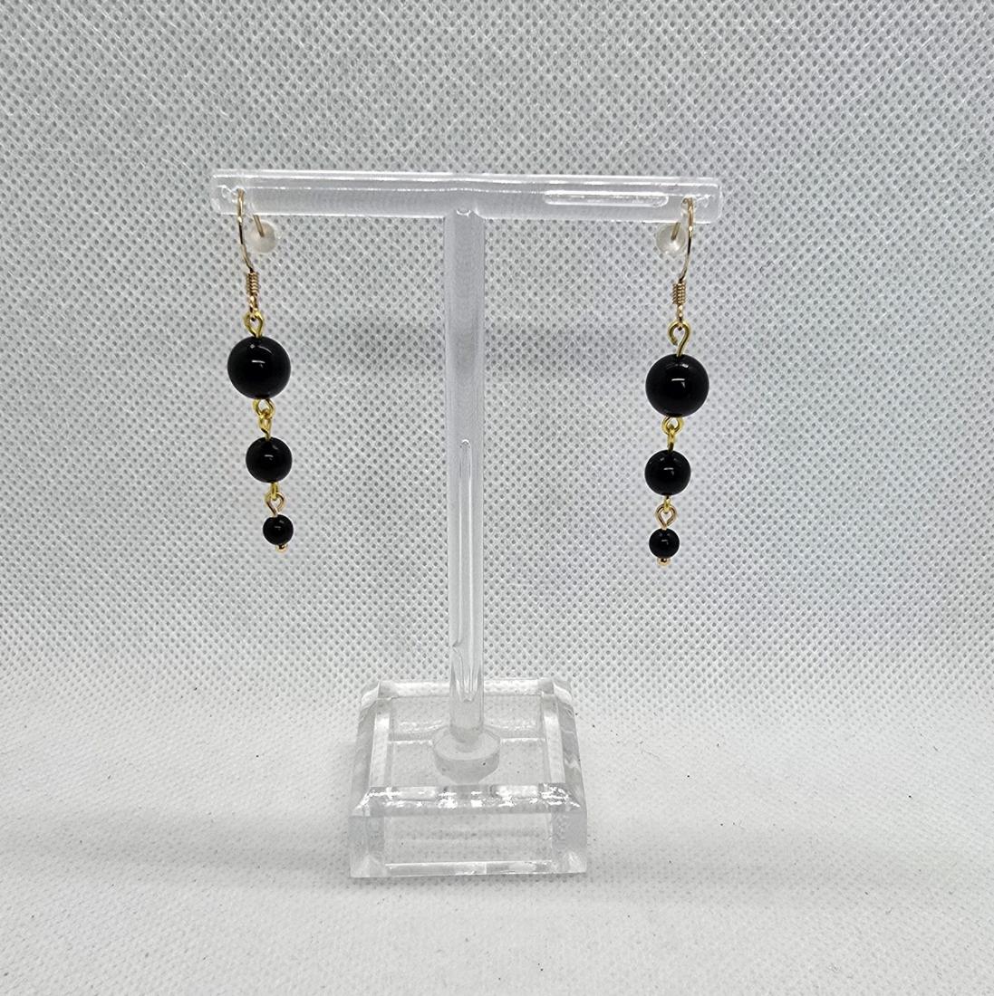 Boucles d'oreilles en fils métal