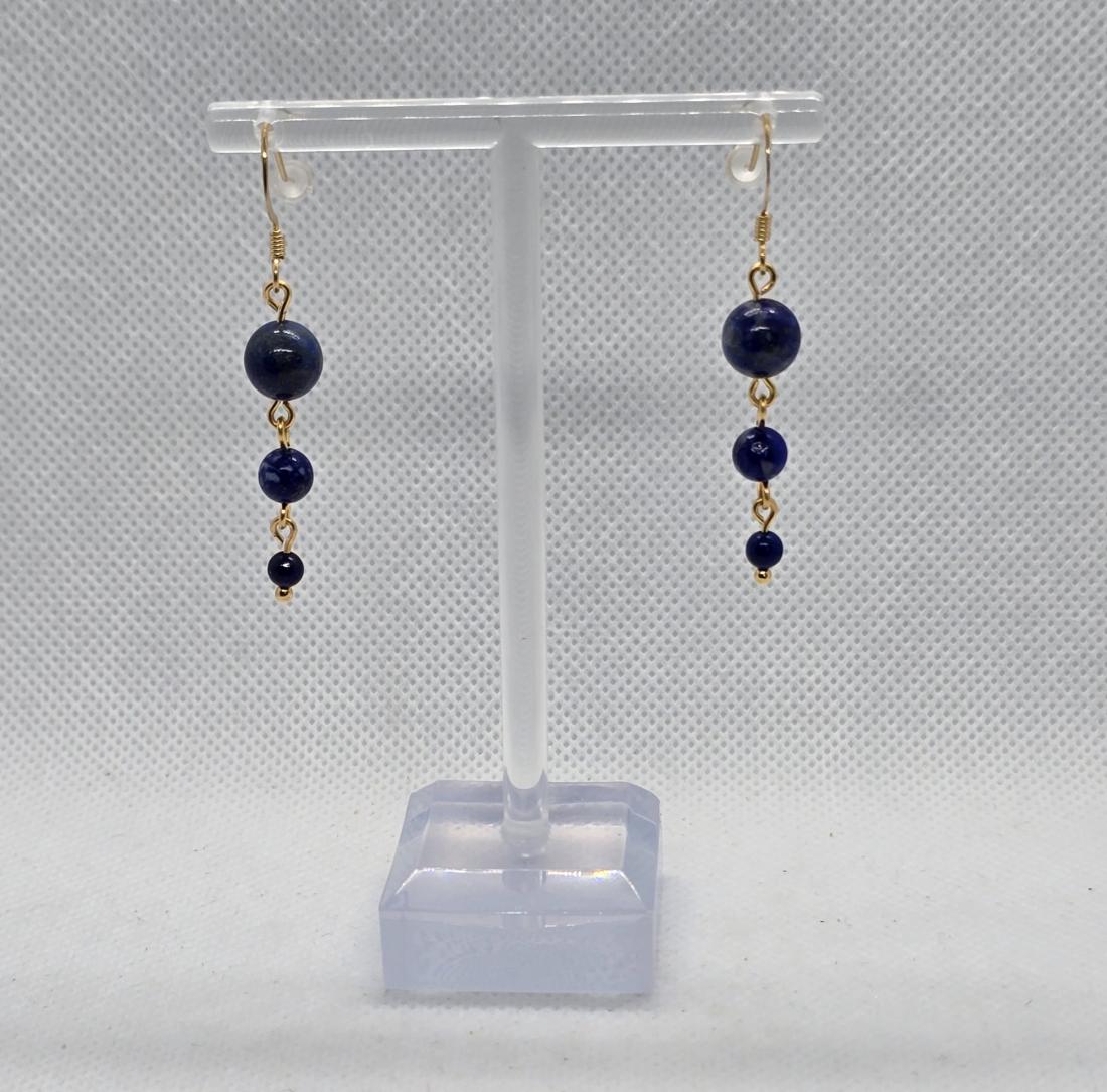 Boucles d'oreilles en fils métal
