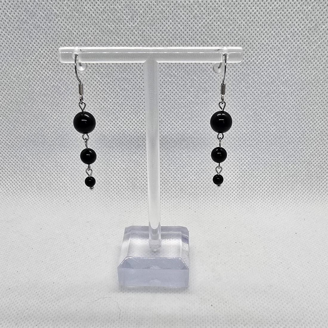 Boucles d'oreilles en fils métal