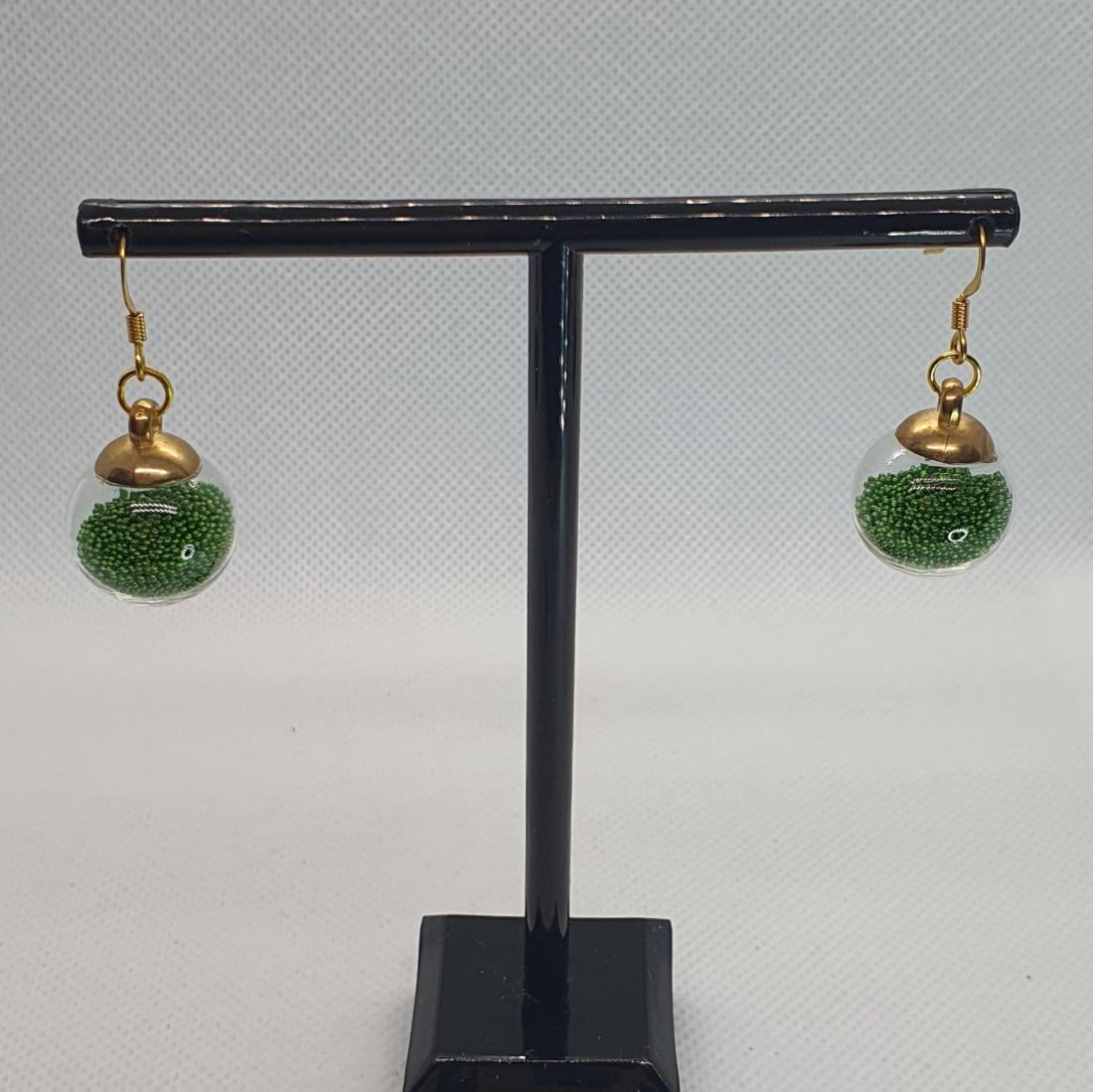 Boucles d'oreilles microbilles
