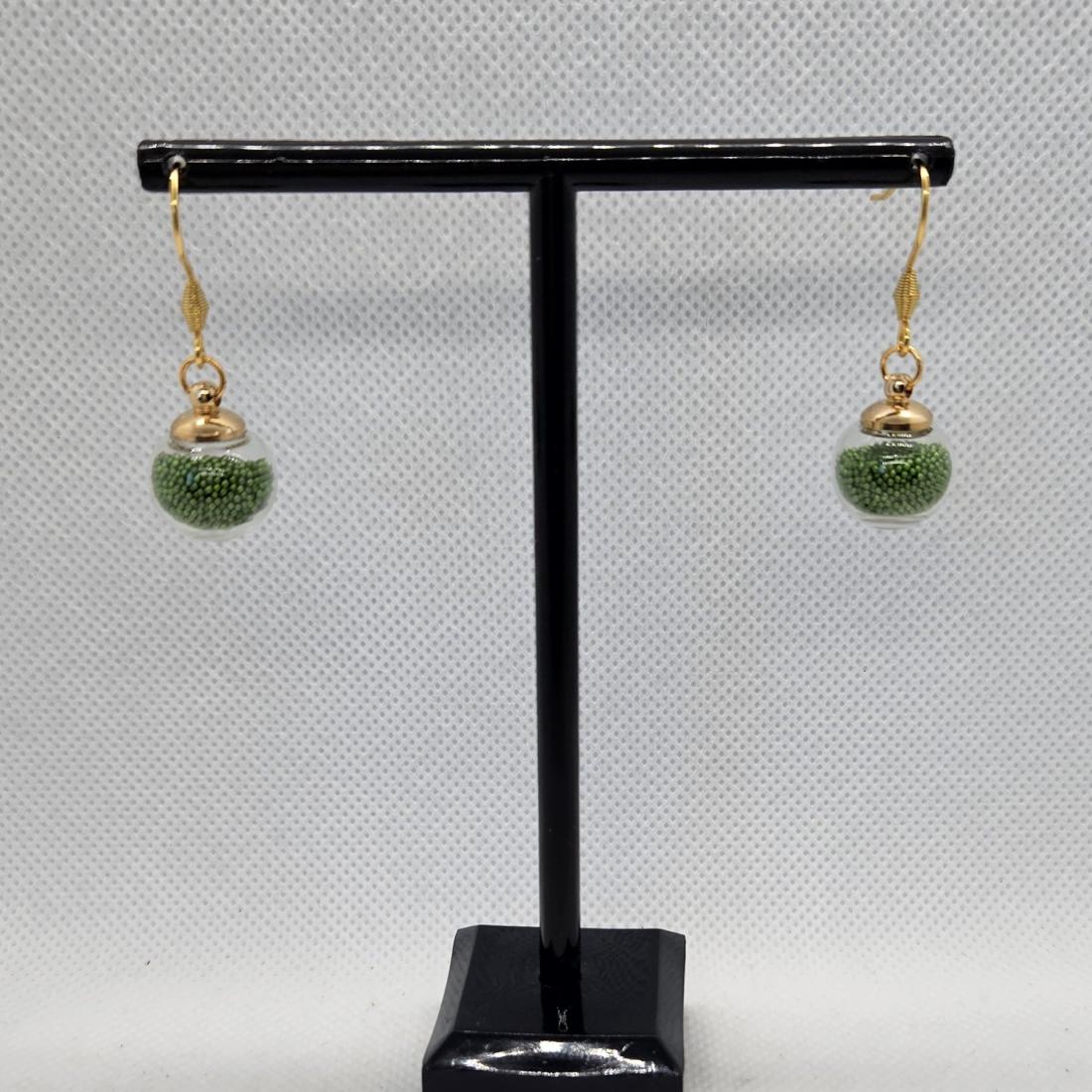 Boucles d'oreilles microbilles