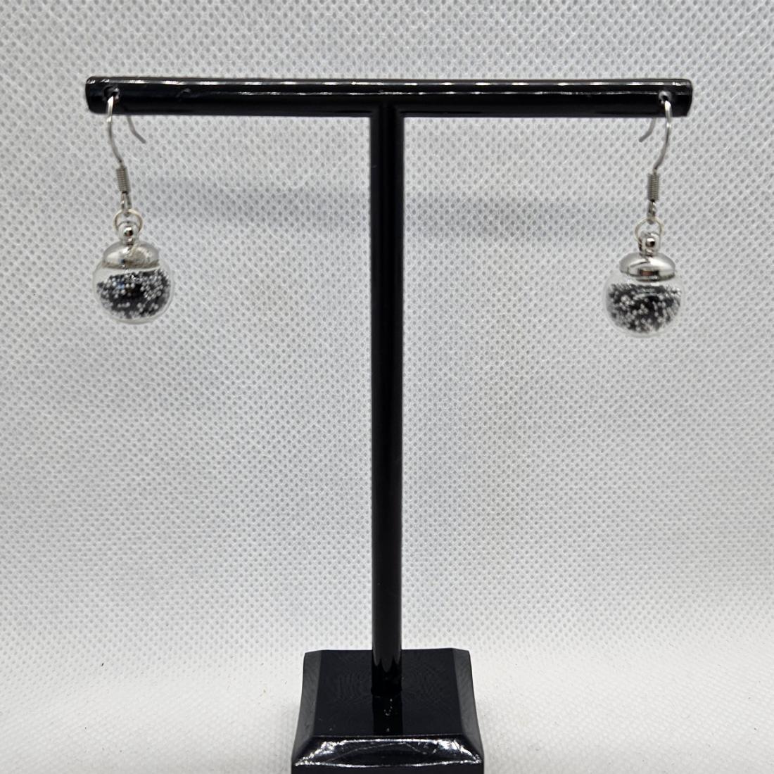 Boucles d'oreilles microbilles