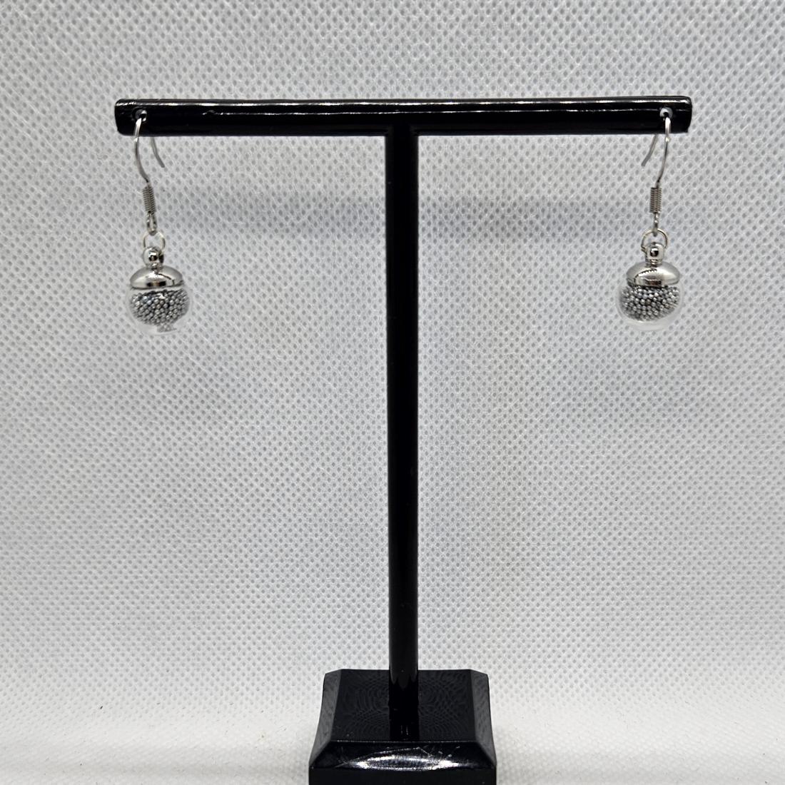 Boucles d'oreilles microbilles