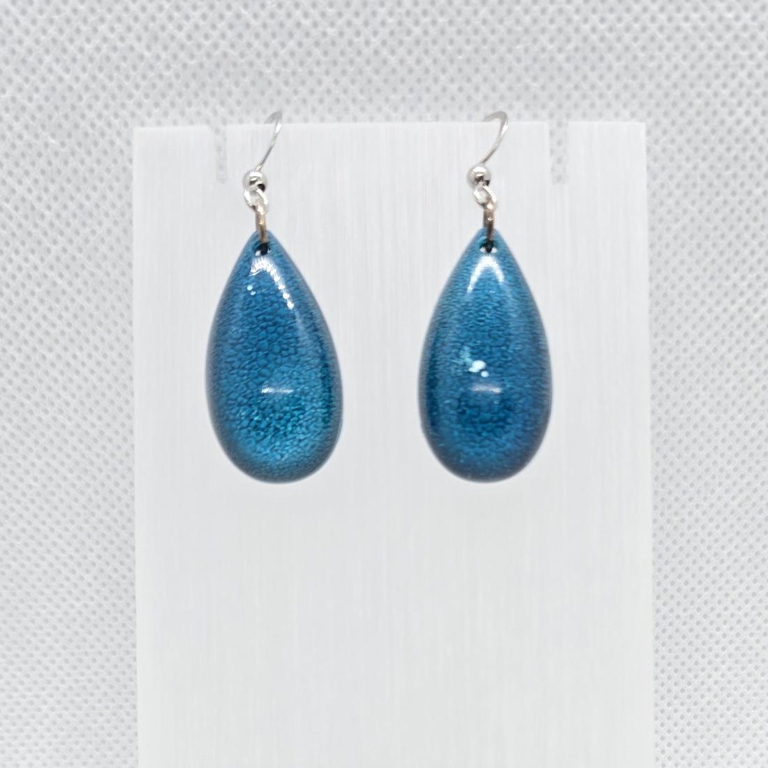 Boucles d'oreilles en résine