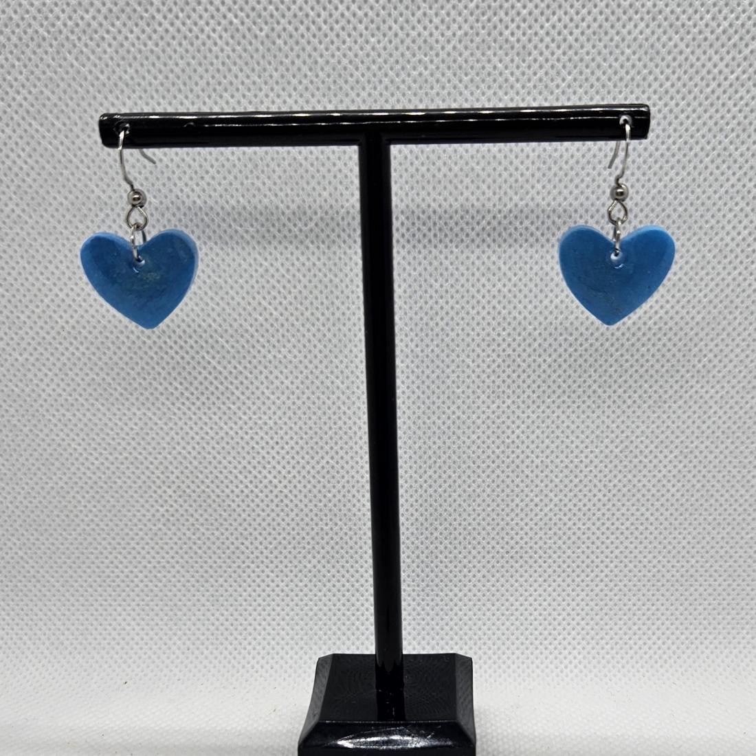 Boucles d'oreilles en résine