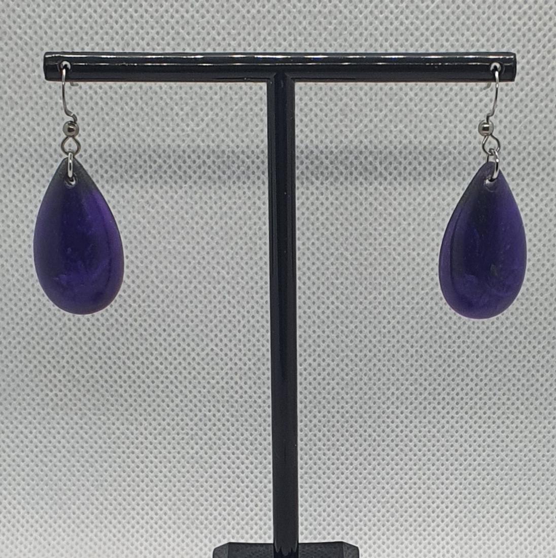 Boucles d'oreilles en résine
