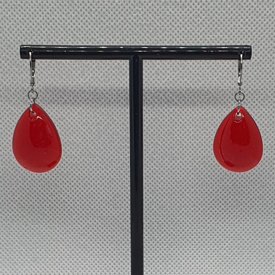 Boucles d'oreilles en résine