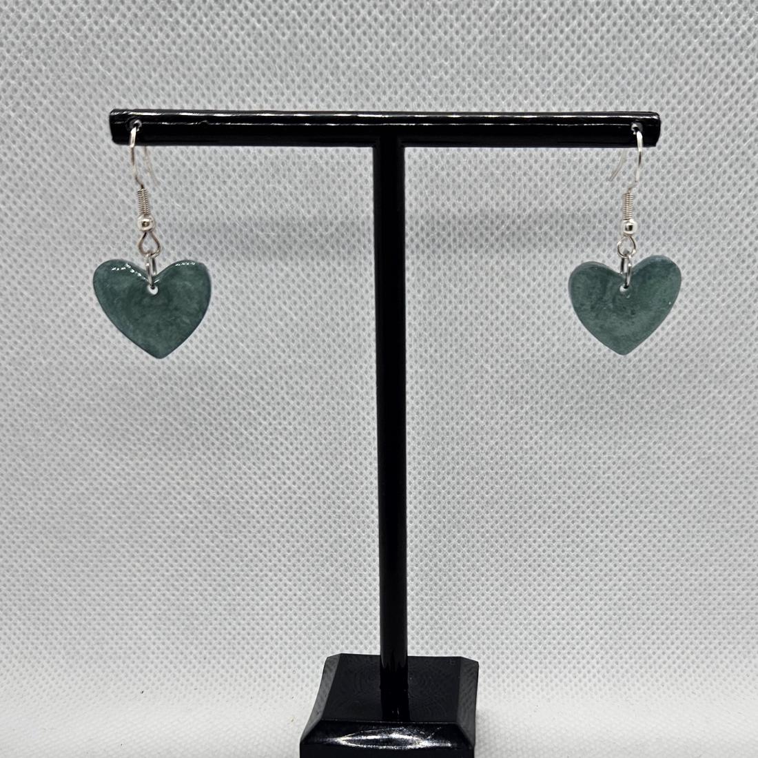Boucles d'oreilles en résine