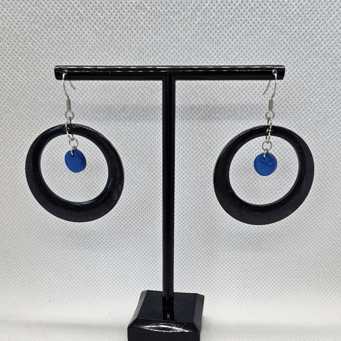 Boucles d'oreilles en résine