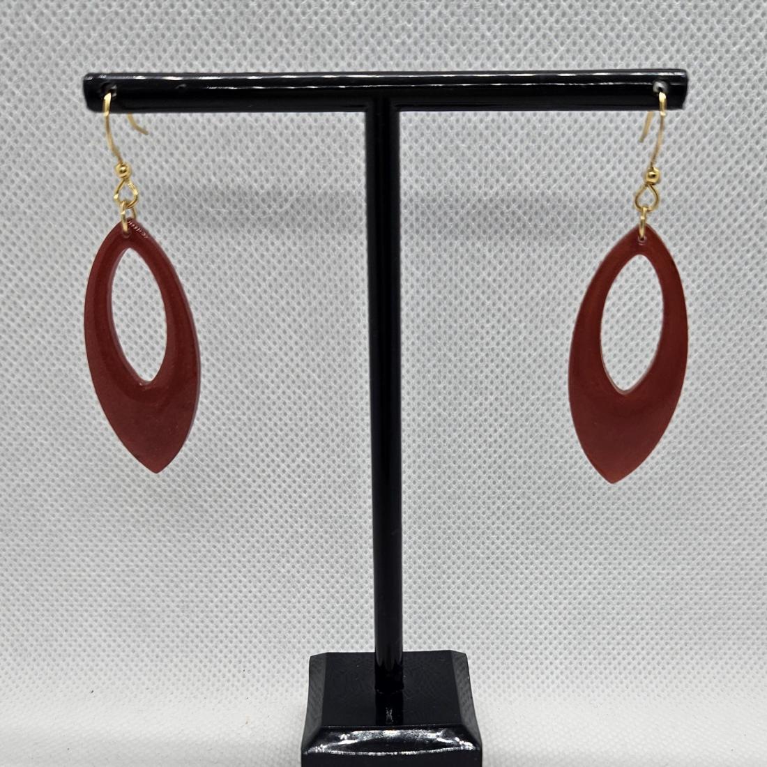 Boucles d'oreilles en résine