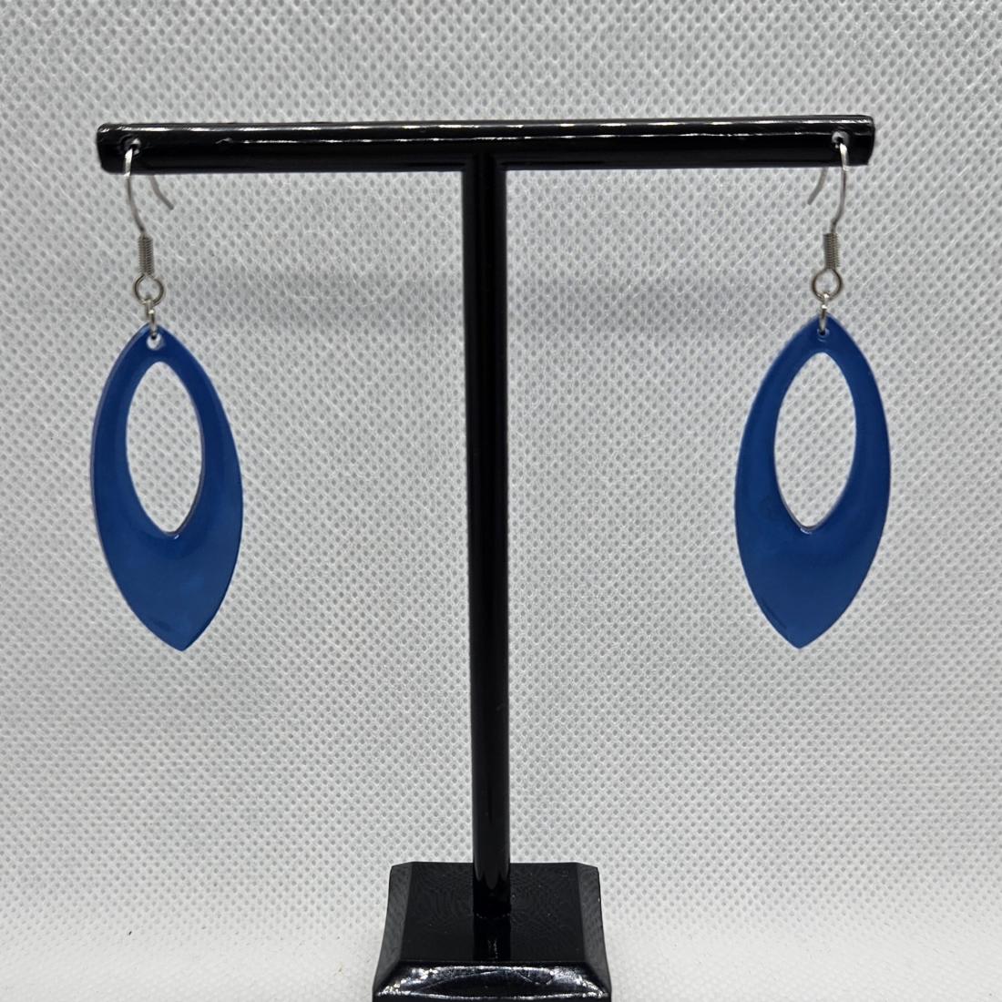 Boucles d'oreilles en résine