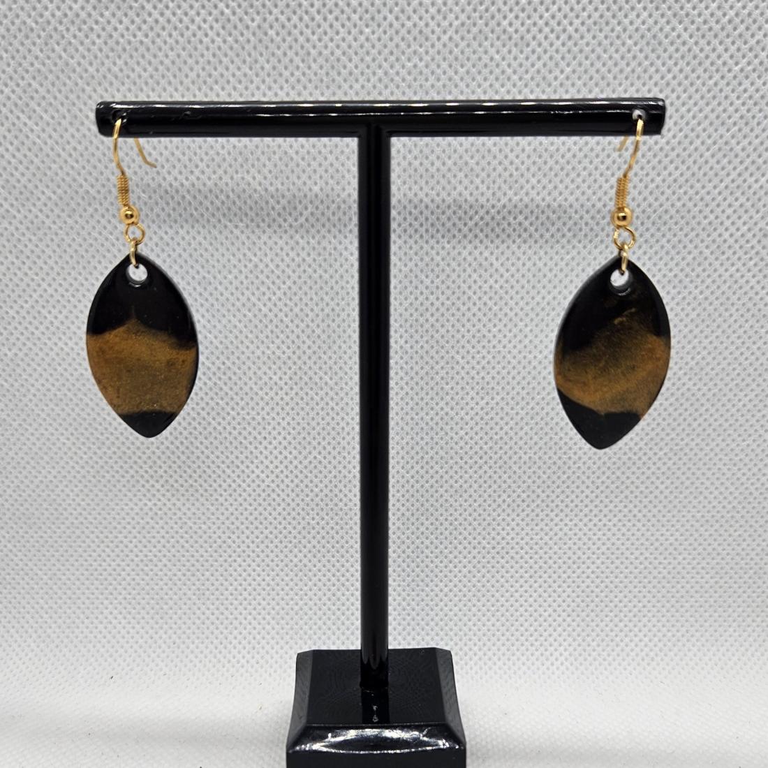 Boucles d'oreilles en résine