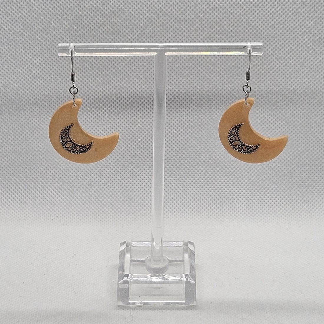 Boucles d'oreilles en résine