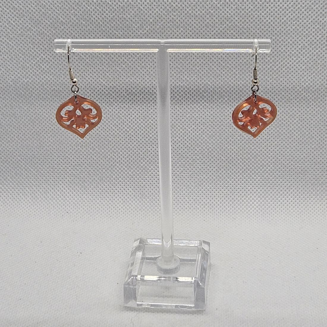Boucles d'oreilles en résine