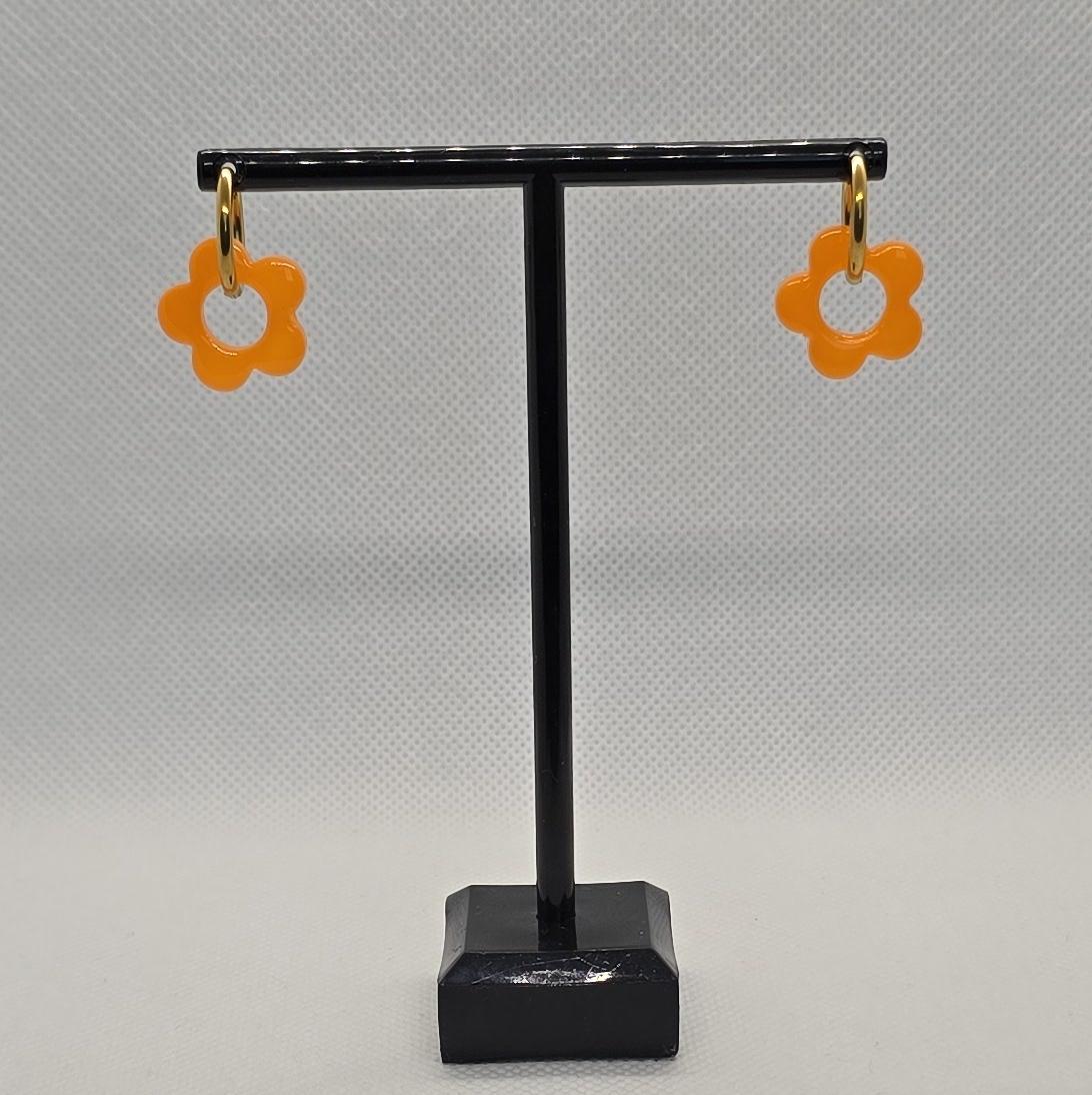 Boucles d'oreilles résine