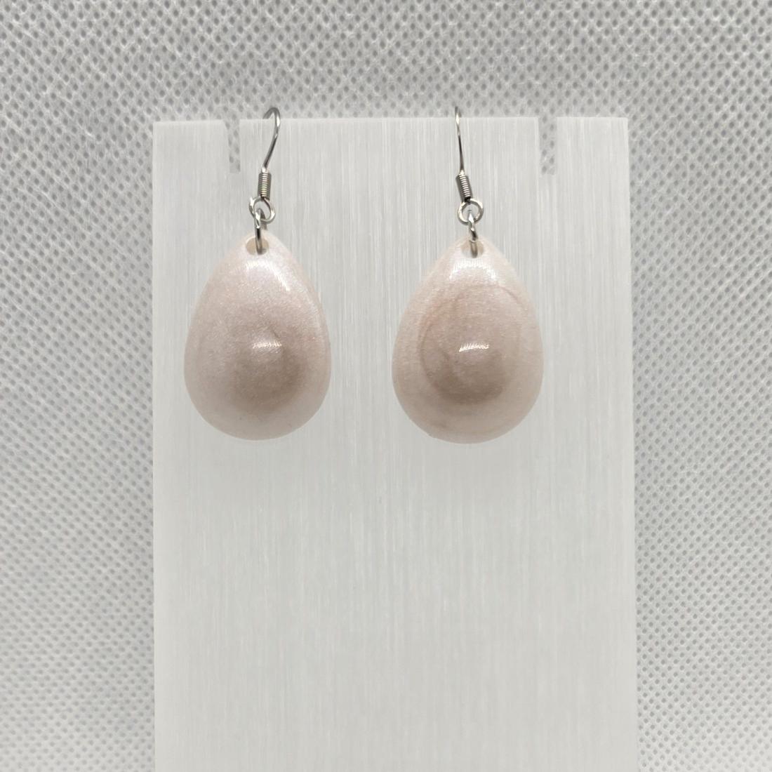 Boucles d'oreilles en résine