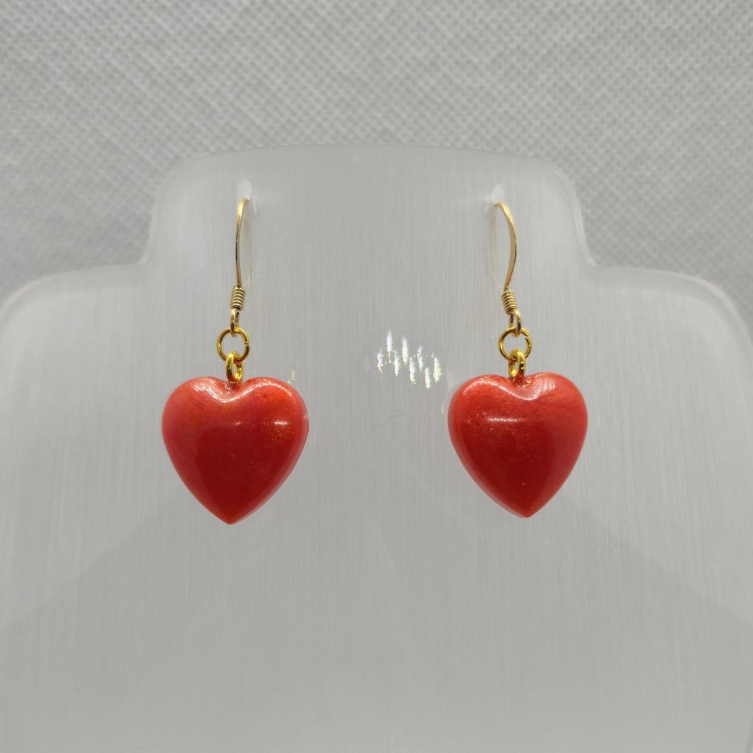 Boucles d'oreilles en résine