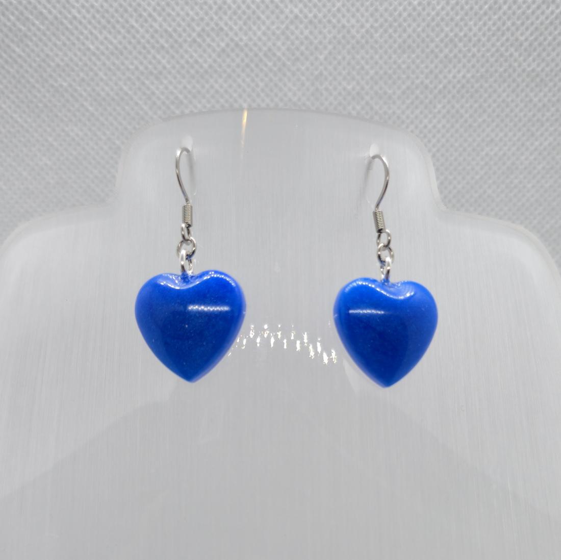 Boucle d'oreilles en résine