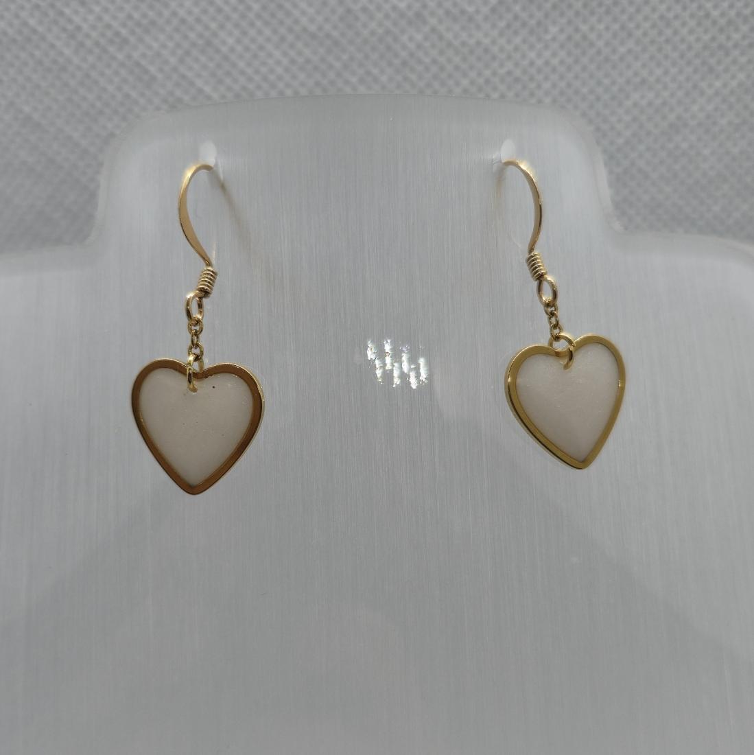 Boucles d'oreilles en résine et métal