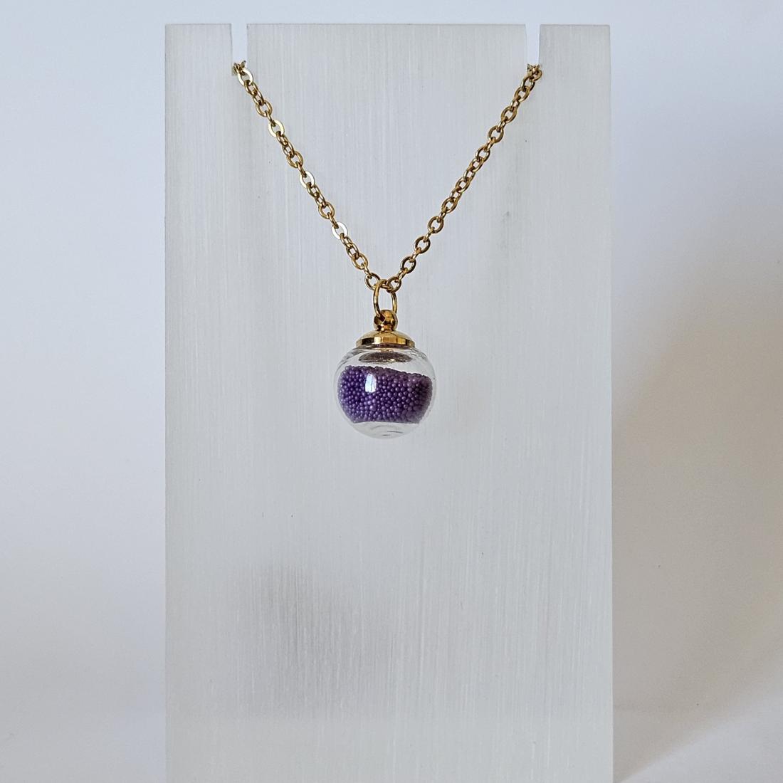 Pendentif Microbilles
