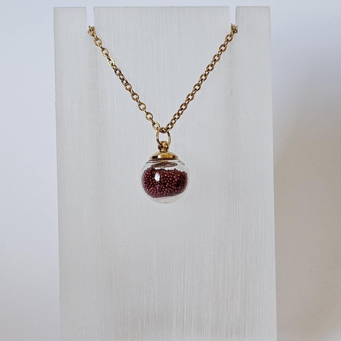 Pendentif Microbilles